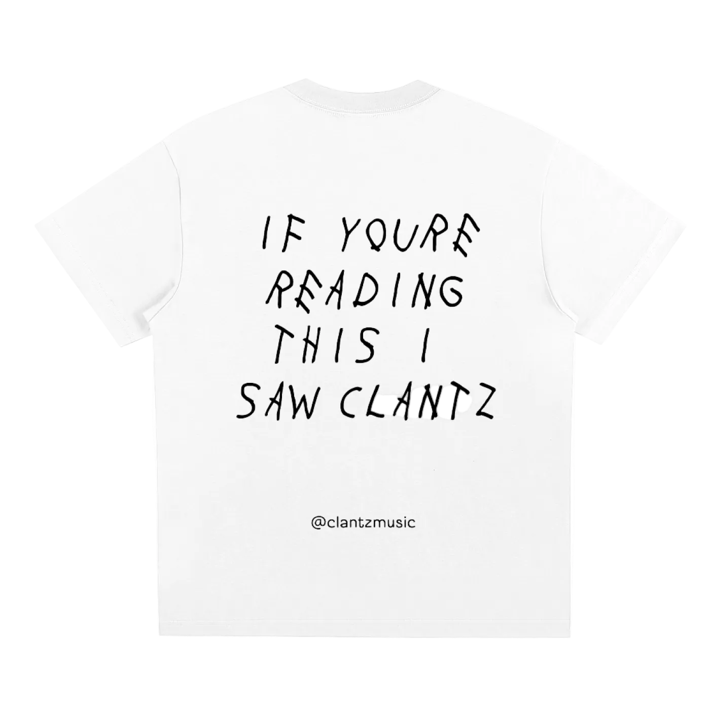 If You're Reading This Tee - Plain (White)